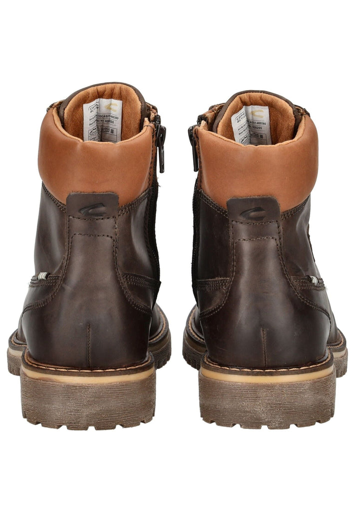camel active Stiefelette Leder Dunkelbraun Warmfutter - surf4shoes