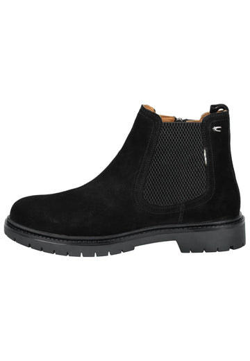 camel active Stiefelette Veloursleder/Textil Schwarz - surf4shoes
