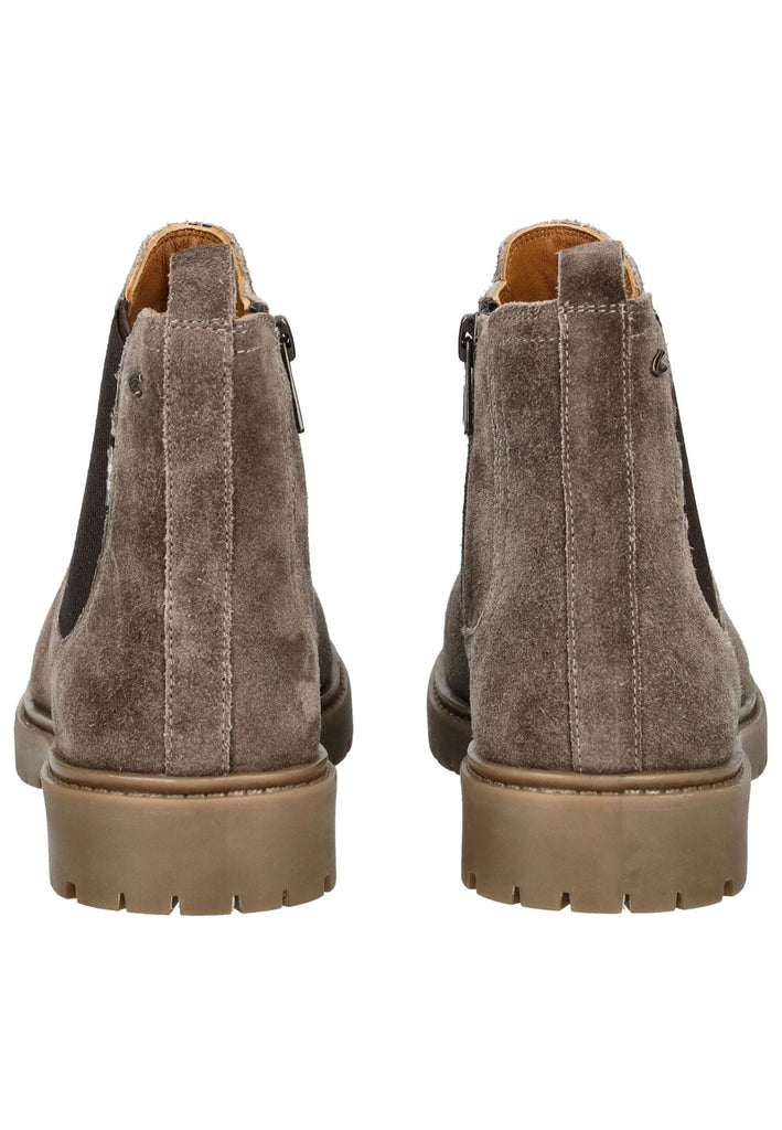 camel active Stiefelette Veloursleder/Textil Taupe - surf4shoes