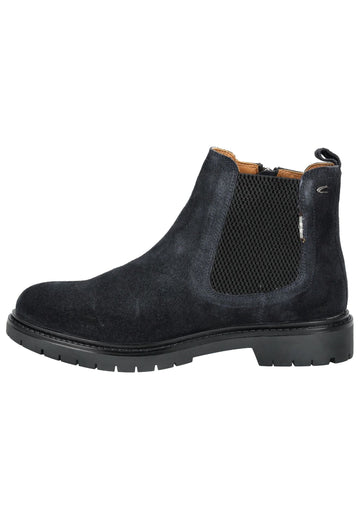 camel active Stiefelette Veloursleder/Textil Navy - surf4shoes
