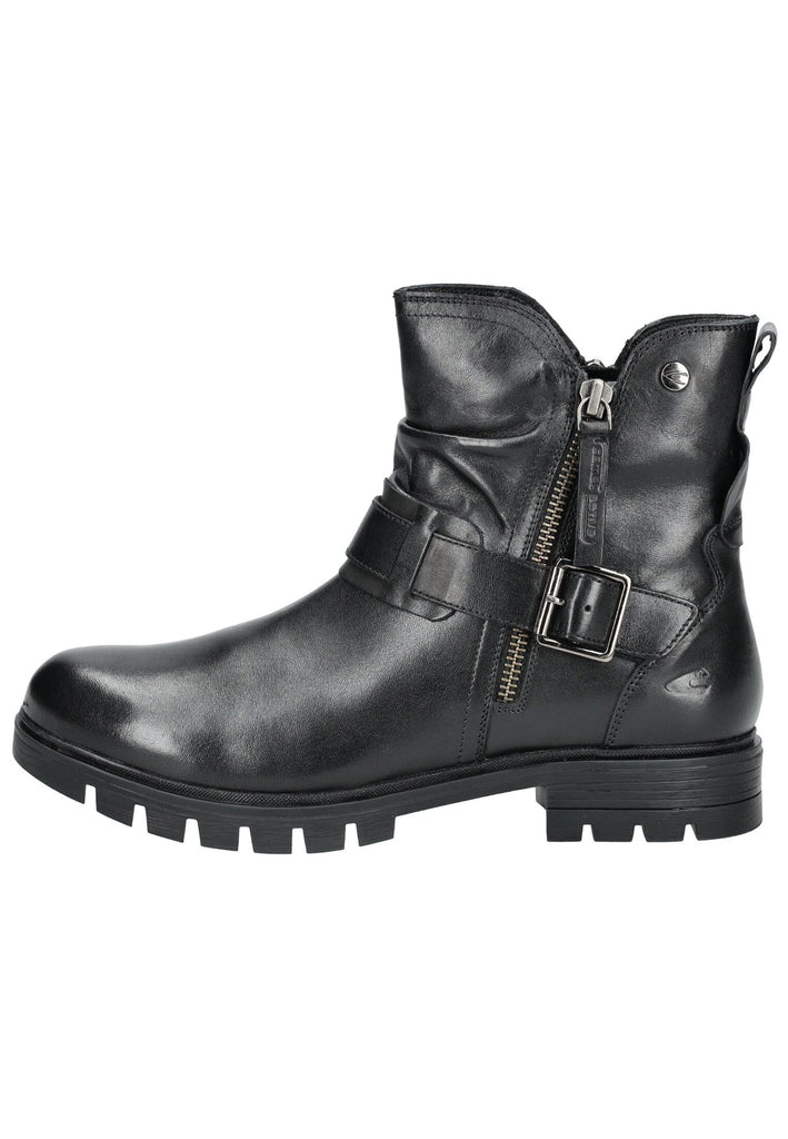 camel active Stiefelette Nappaleder Schwarz - surf4shoes