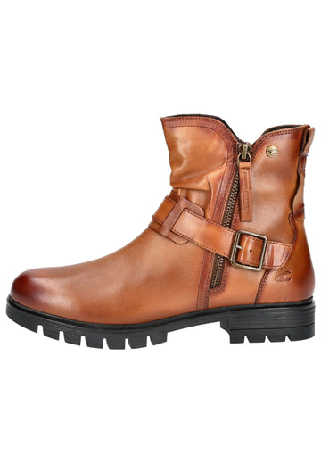 camel active Stiefelette Nappaleder Cognac - surf4shoes
