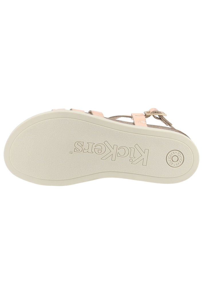 Kickers Sandalen Leder Metallic Rose - surf4shoes
