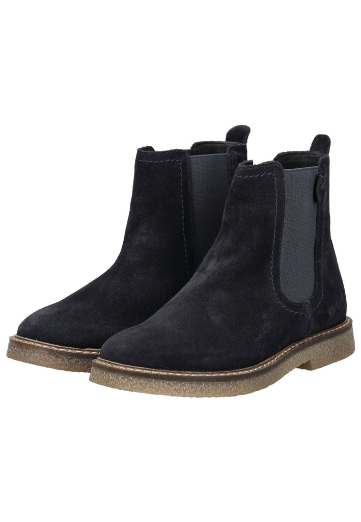 Kickers Stiefelette Veloursleder/Textil Marine - surf4shoes