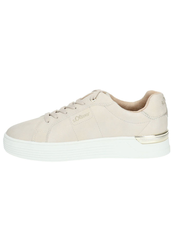s.Oliver Sneaker Lederimitat Champagne - surf4shoes