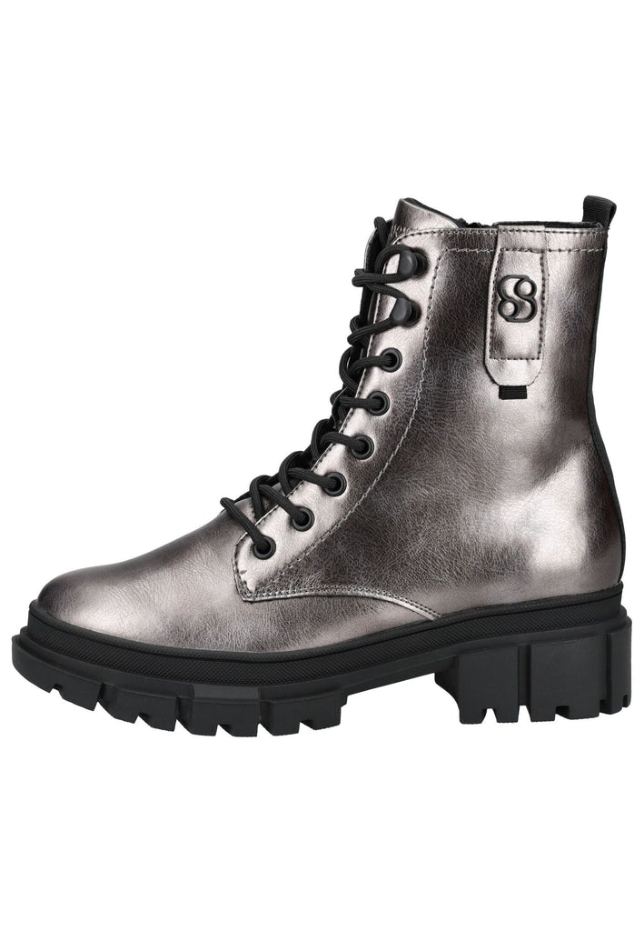 s.Oliver Stiefelette Lederimitat Pewter - surf4shoes