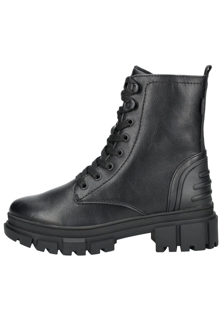 s.Oliver Stiefelette Lederimitat Schwarz - surf4shoes