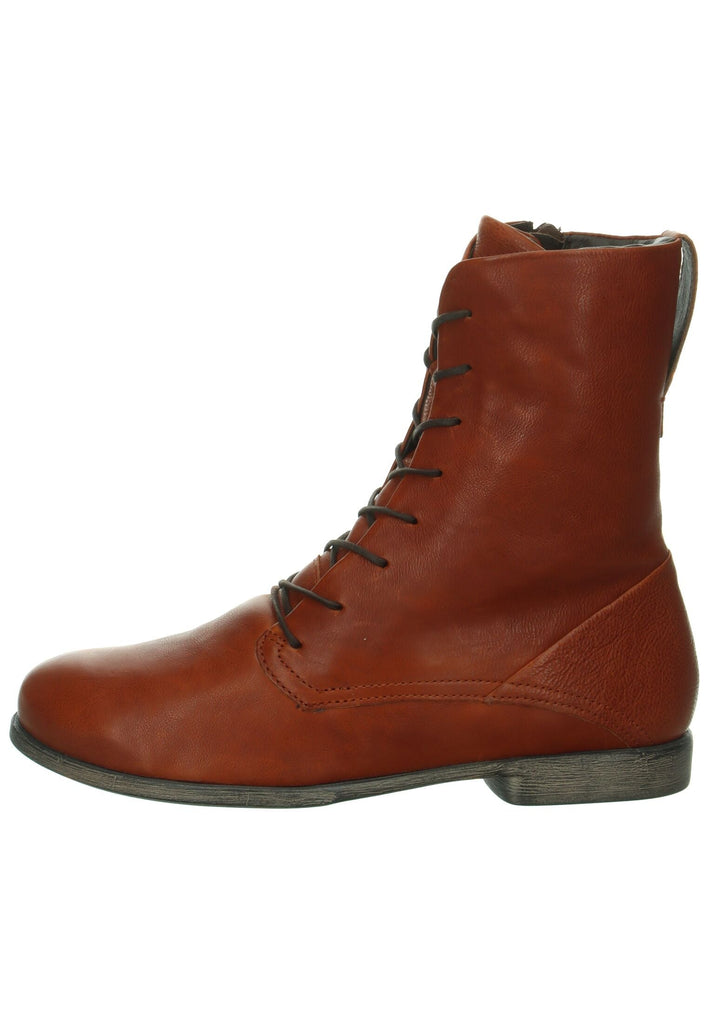 Think! Stiefelette Nappaleder Cognac Warmfutter - surf4shoes