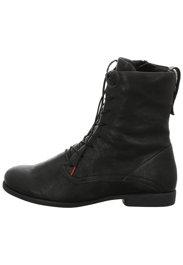 Think! Stiefelette Nappaleder Schwarz Warmfutter - surf4shoes