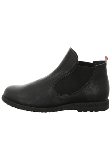 Think! Stiefelette Leder/Textil Schwarz - surf4shoes