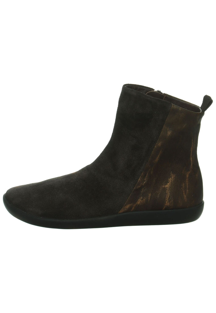 Think! Stiefelette Veloursleder/Textil Mocca - surf4shoes