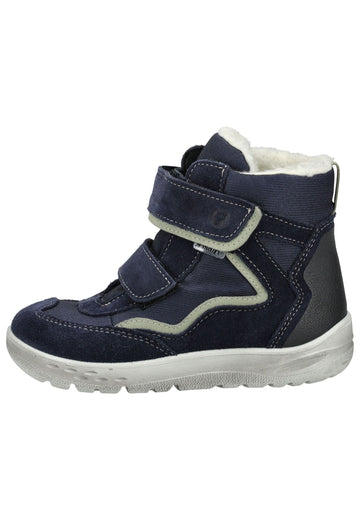 Ricosta Stiefelette Veolurs/Textil/Synthetik Dunkelblau Warmfutter - surf4shoes