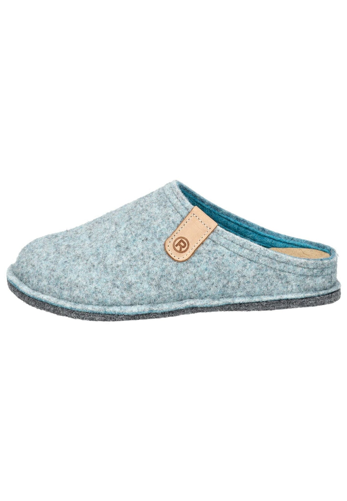 Rohde Hausschuhe Filz Hellblau - surf4shoes