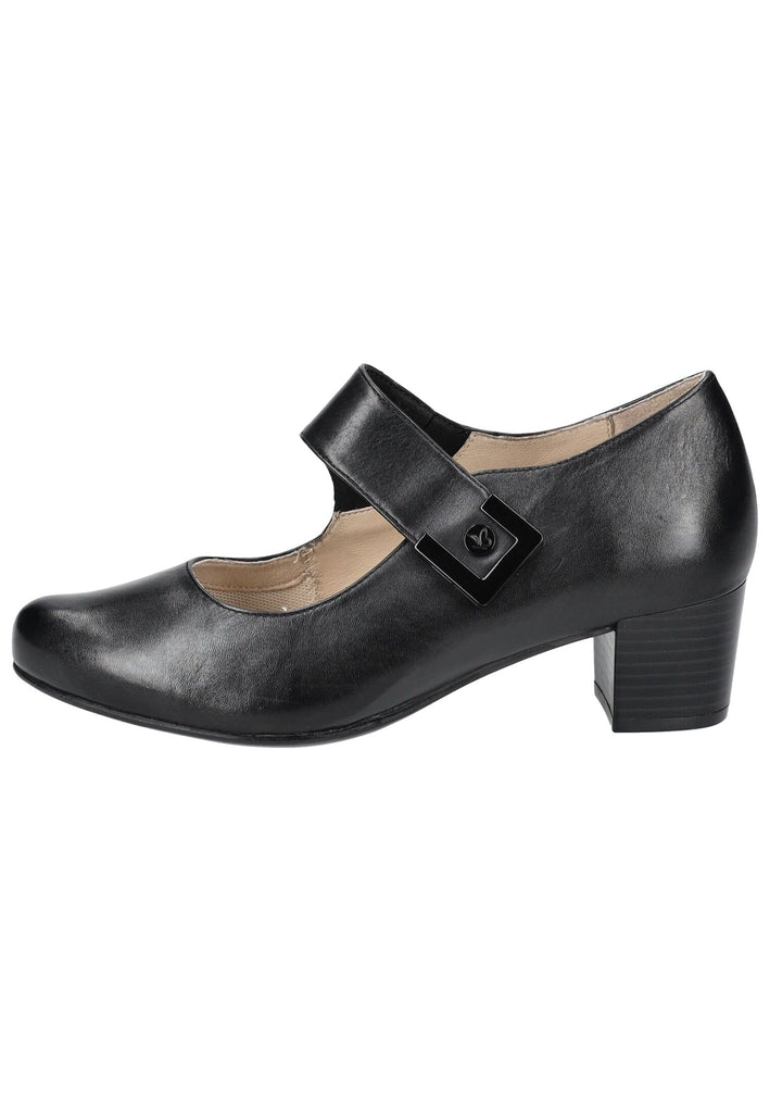Caprice Pumps Leder Schwarz - surf4shoes