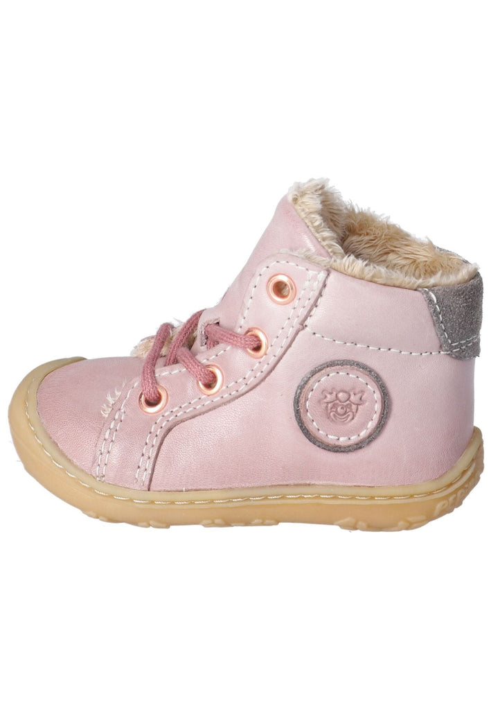 Pepino Stiefelette Leder Hellrosa Warmfutter - surf4shoes