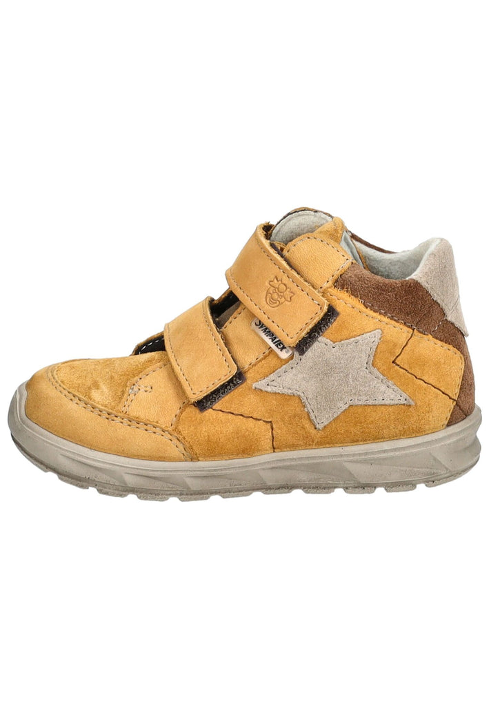 Pepino Halbschuhe Nubukleder/Textil Senf - surf4shoes