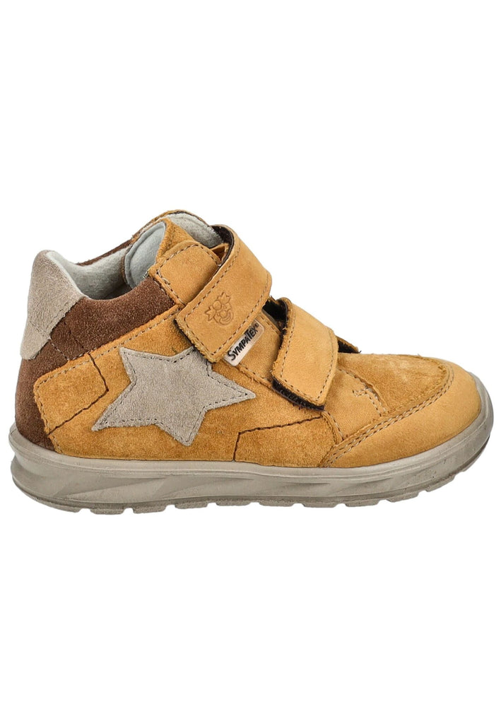 Pepino Halbschuhe Nubukleder/Textil Senf - surf4shoes