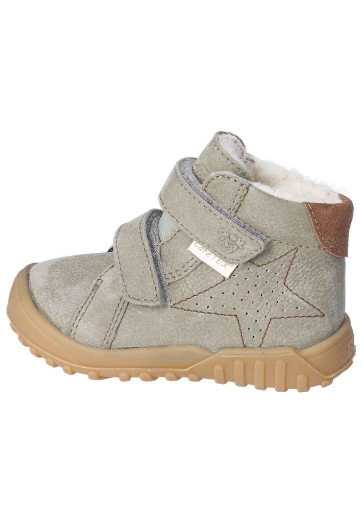 Pepino Halbschuhe Leder/Textil Hellgrün Warmfutter - surf4shoes