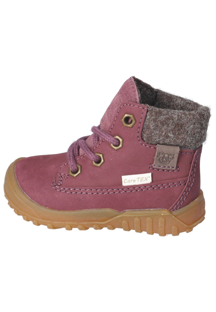 Pepino Stiefelette Leder/Textil Pflaume Warmfutter - surf4shoes