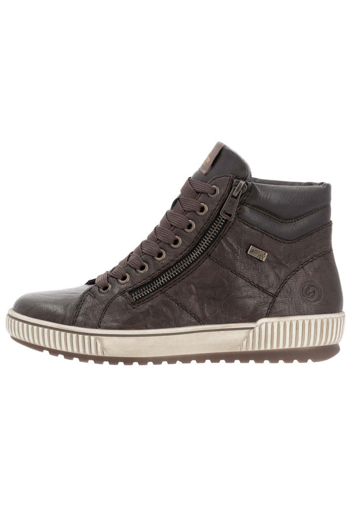 Remonte Sneaker Glattleder Dunkelbraun - surf4shoes