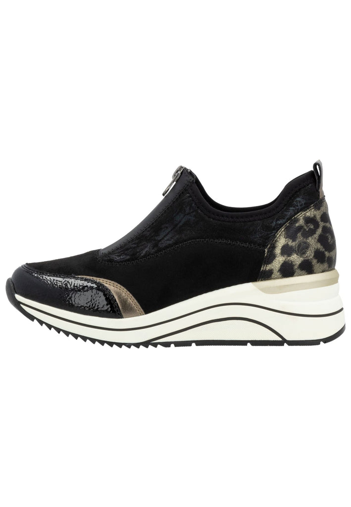Remonte Sneaker Lederimitat/Textil Schwarz Kombi - surf4shoes