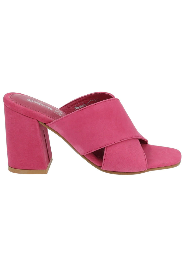 Dockers Pantoletten Nubukleder Pink - surf4shoes