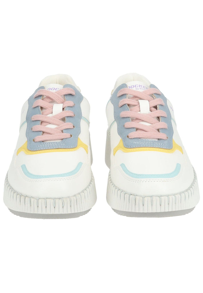 Dockers Sneaker Leder/Synthetik Weiß Kombi - surf4shoes