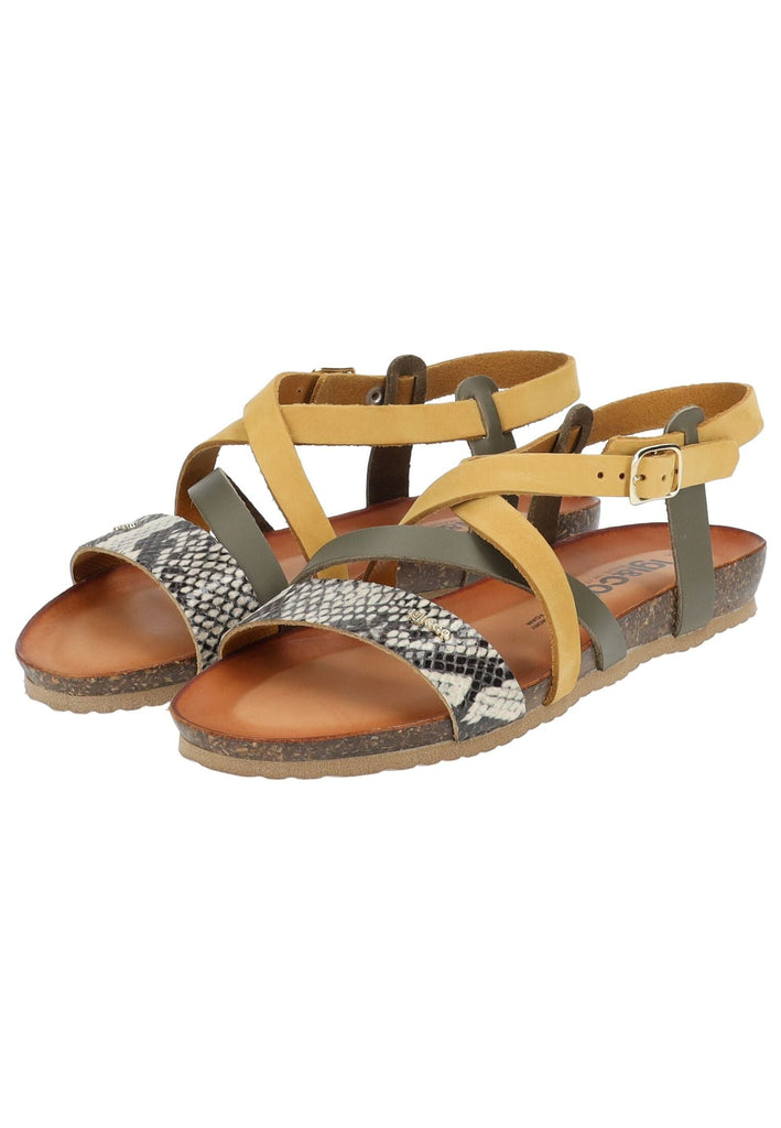 IGI&CO Sandalen Leder Gelb/Grün - surf4shoes