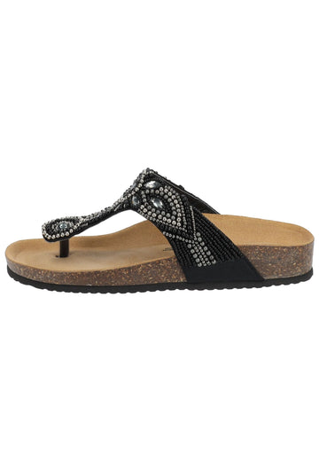 IGI&CO Zehensteg Leder/Synthetik Schwarz - surf4shoes
