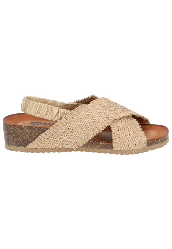 IGI&CO Sandalen Leder/Textil Natural - surf4shoes