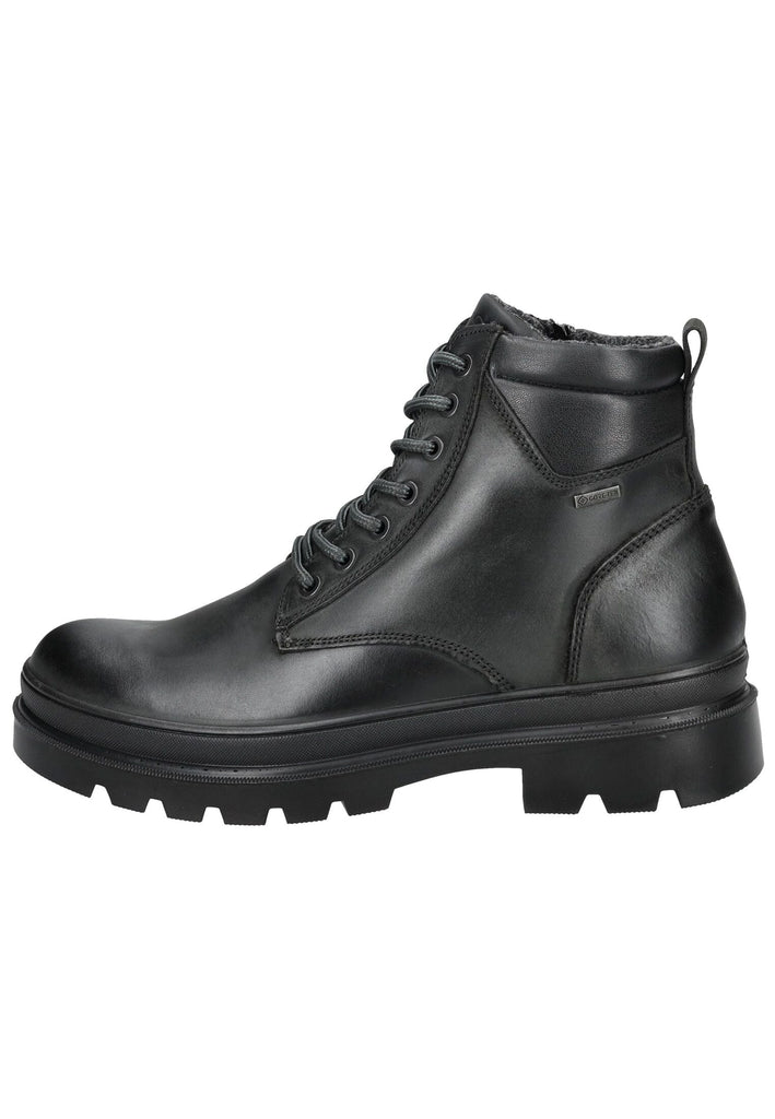 IGI&CO Stiefelette Nubukleder/Textil Schwarz Warmfutter - surf4shoes
