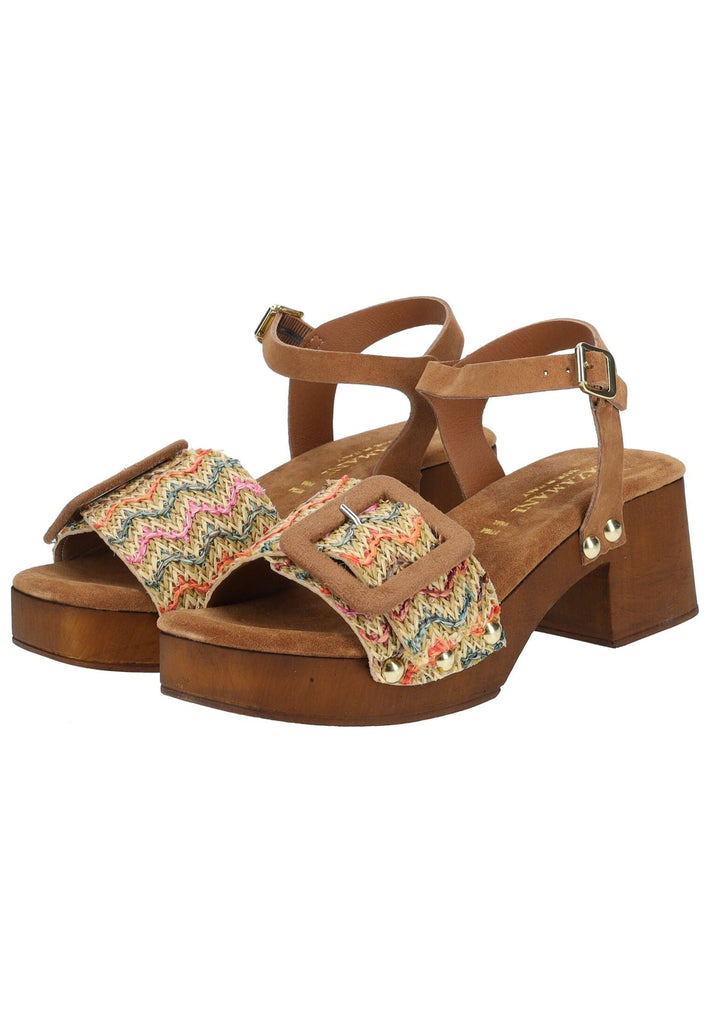 Lazamani Sandalen Veloursleder/Textil Multi - surf4shoes