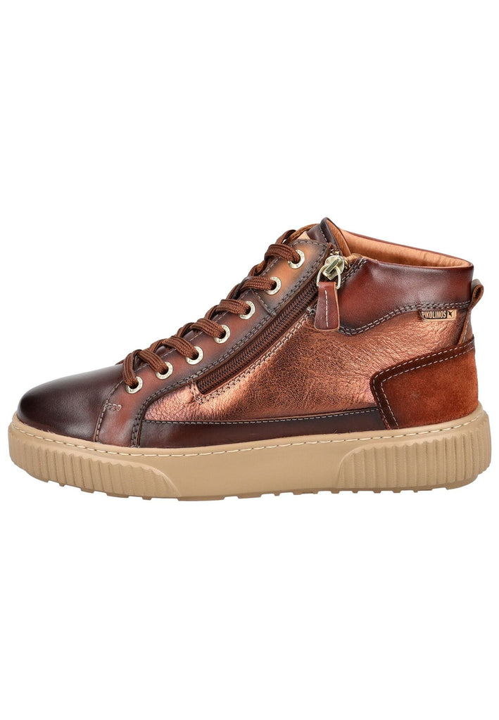 Pikolinos Sneaker Leder Mittelbraun - surf4shoes