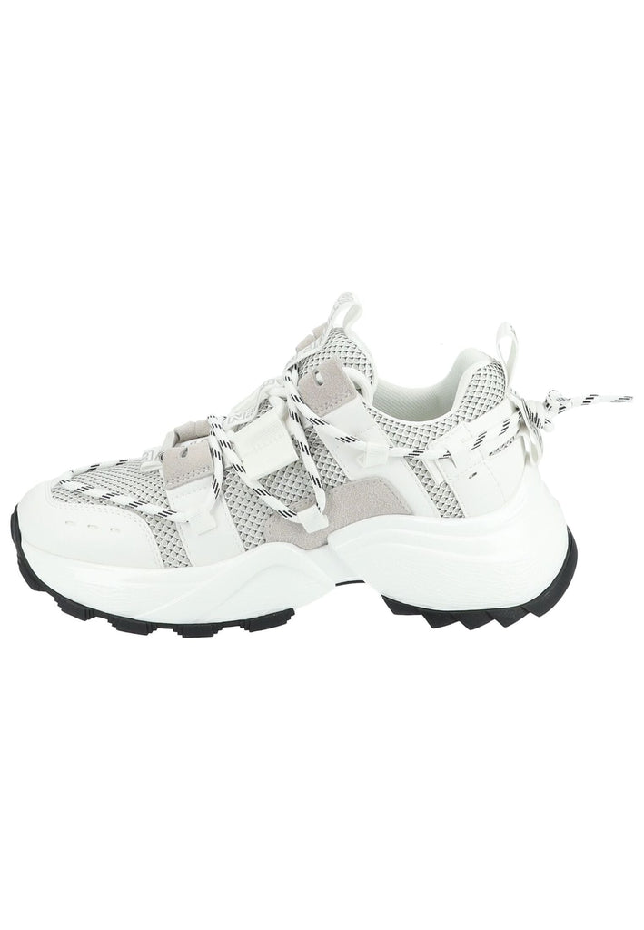 Steve Madden Sneaker Lederimitat/Textil Weiß/Grau - surf4shoes
