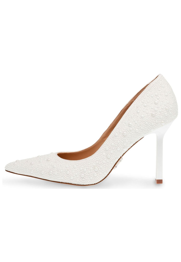 Steve Madden Pumps Textil Weiß - surf4shoes