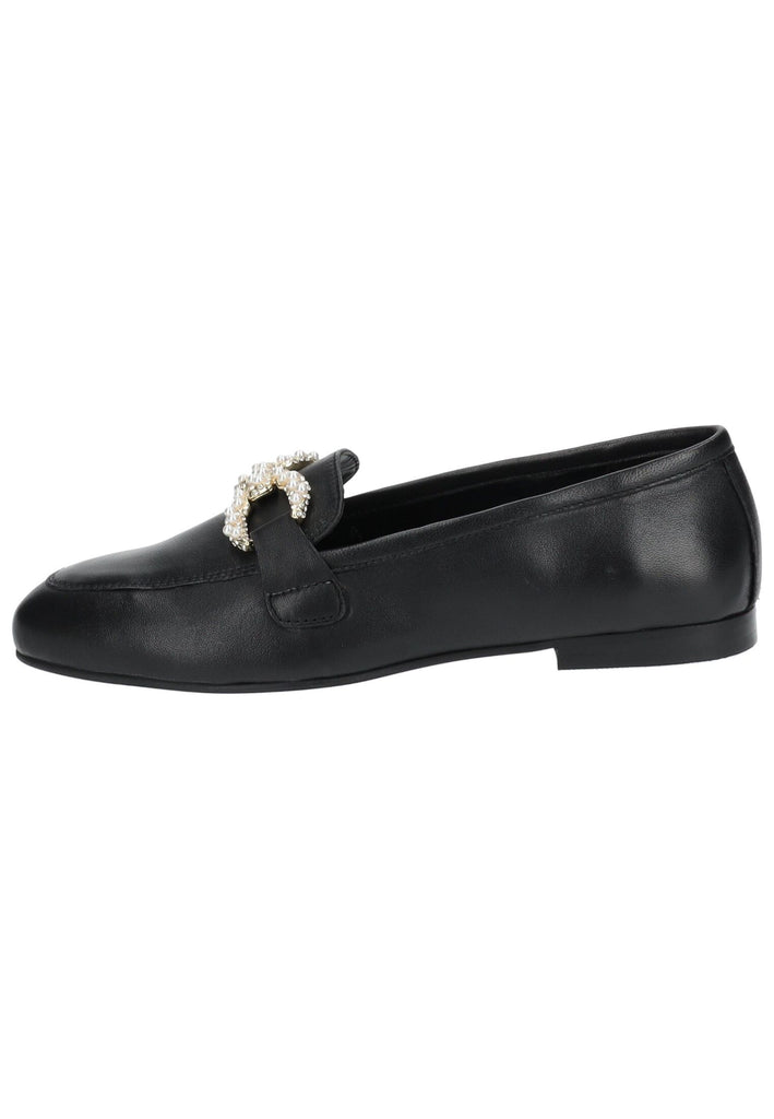 Steve Madden Slipper Leder Schwarz - surf4shoes