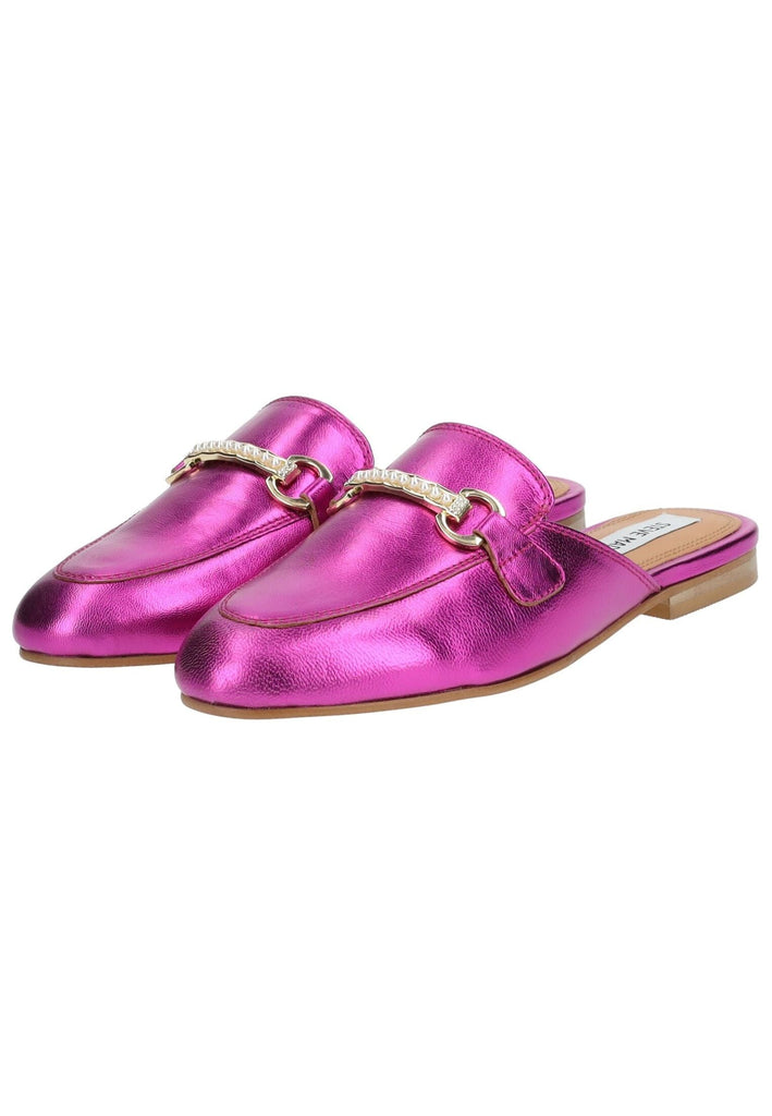 Steve Madden Pantoletten Leder Fuchsia - surf4shoes