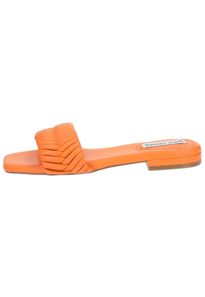 Steve Madden Pantoletten Lederimitat Orange - surf4shoes