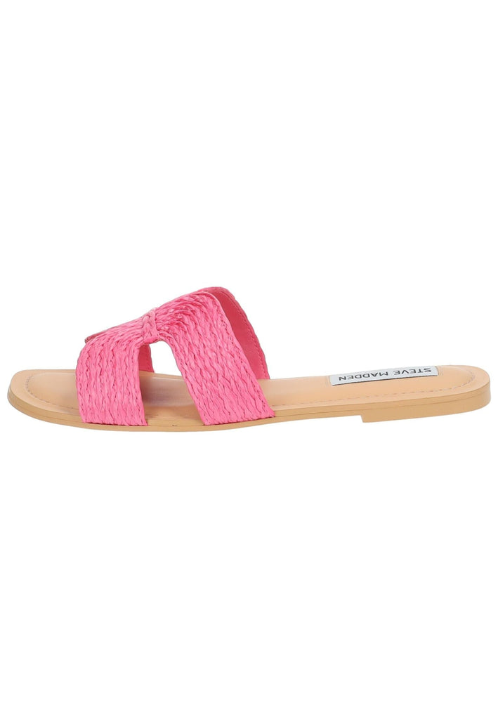 Steve Madden Pantoletten Lederimitat Pink - surf4shoes