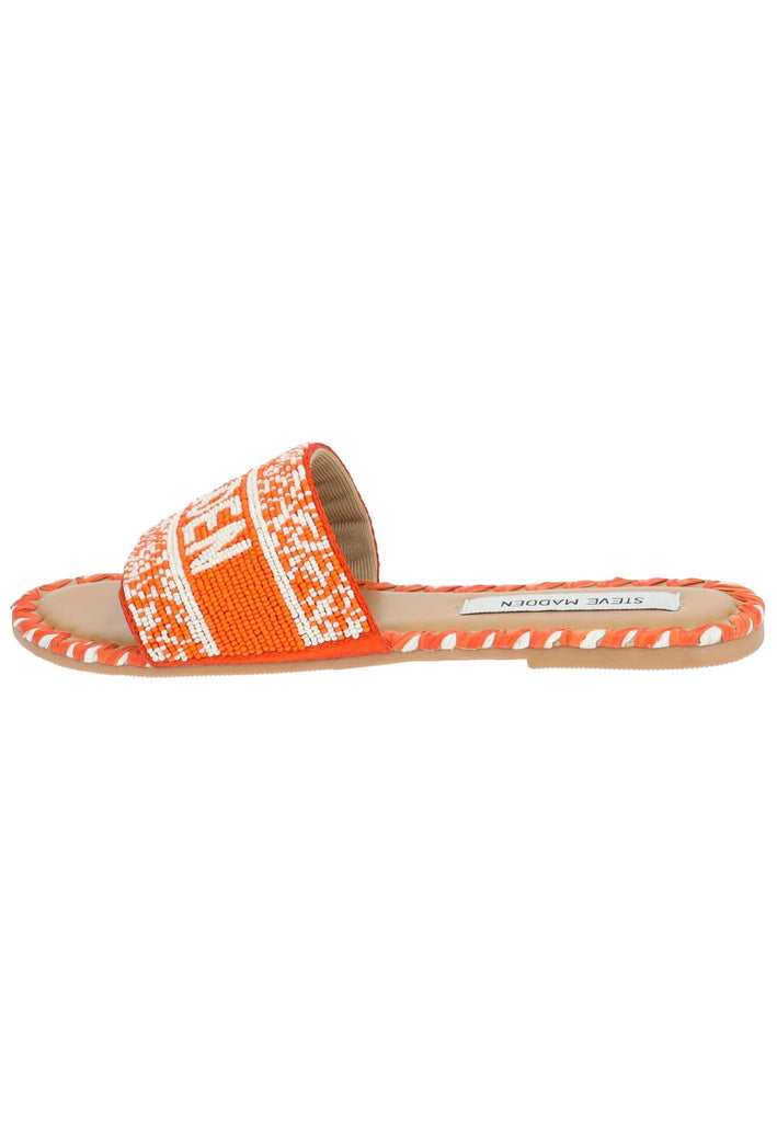 Steve Madden Pantoletten Lederimitat Orange - surf4shoes