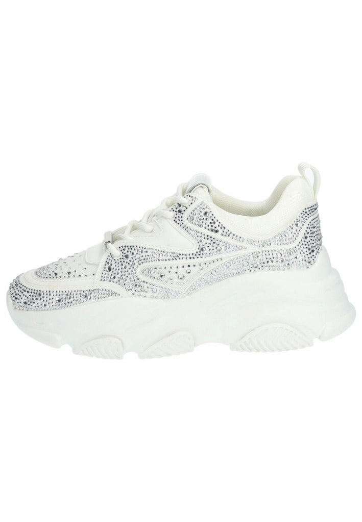 Steve Madden Sneaker Lederimitat/Textil Weiß - surf4shoes