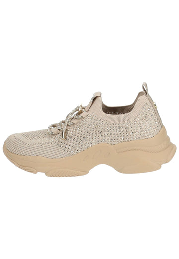 Steve Madden Sneaker Textil Beige/Rosa - surf4shoes