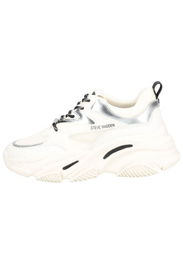 Steve Madden Sneaker Lederimitat/Textil Hellbeige - surf4shoes
