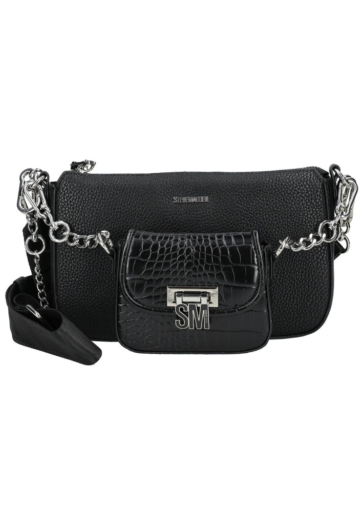 Steve Madden Taschen Lederimitat Schwarz/Silber - surf4shoes