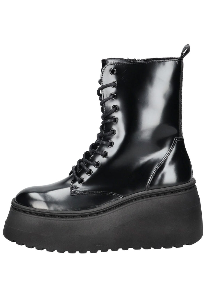 Steve Madden Stiefelette Lederimitat Schwarz - surf4shoes