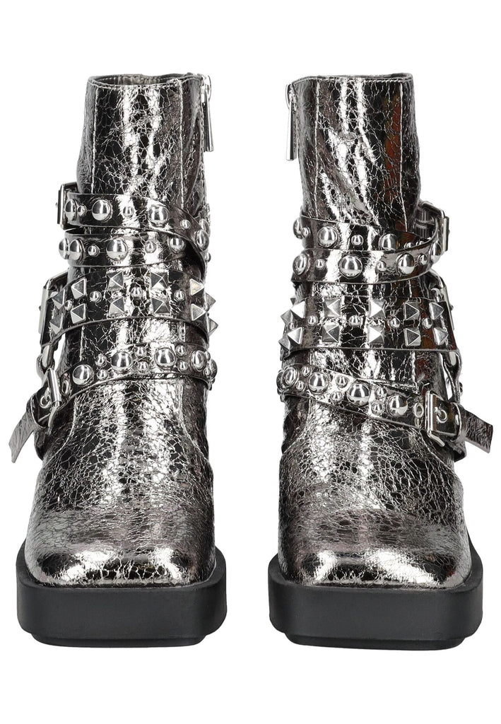 Steve Madden Stiefelette Lederimitat Pewter - surf4shoes