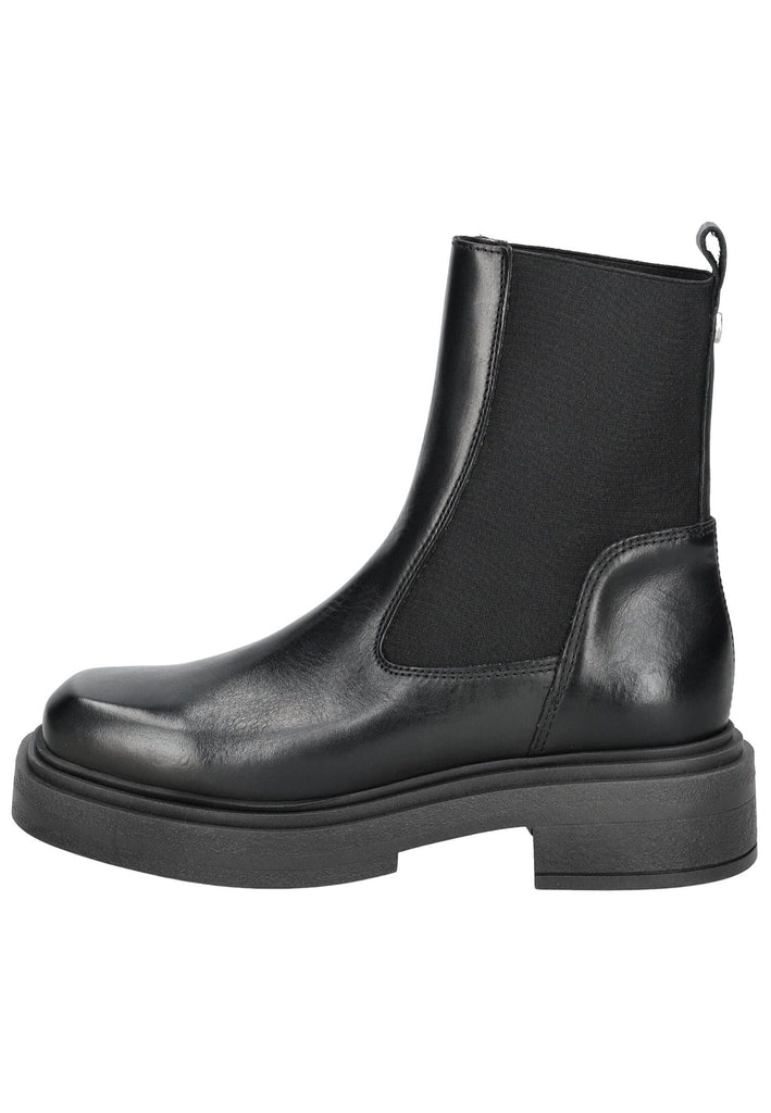 Steve Madden Stiefelette Leder Schwarz - surf4shoes