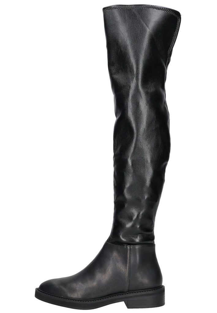 Steve Madden Stiefel Lederimitat Schwarz - surf4shoes