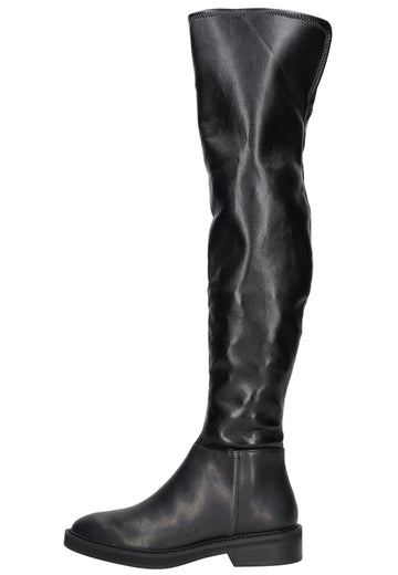 Steve Madden Stiefel Lederimitat Schwarz - surf4shoes