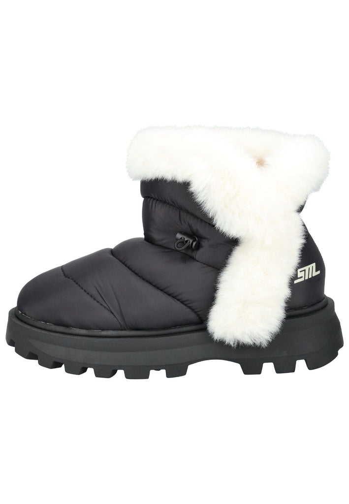 Steve Madden Stiefelette Textil Schwarz Warmfutter - surf4shoes